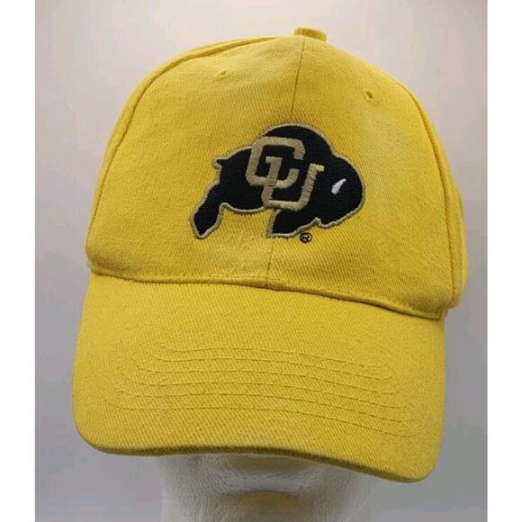 University of Colorado Buffaloes Strapback Hat Cap NCAA Gold Buffs‎ Authentics - Picture 1 of 9
